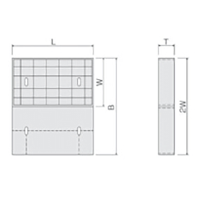 国土交通省型街渠桝蓋 GC蓋-大和クレス株式会社