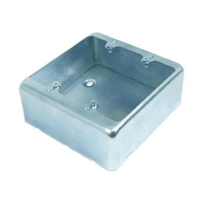 鋼製電線管用付属品 露出スイッチボックス2個用ハブなし KR2520-八州電工株式会社