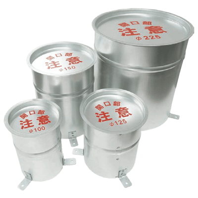 床用鋼製丸スリーブ (養生蓋付)-八州電工株式会社