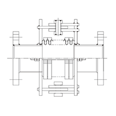 ヒンジ式エキスパンションジョイント NK-8300-南国フレキ工業株式会社