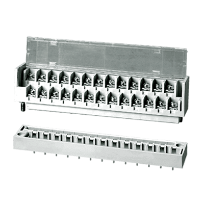 バリア端子台 2段コネクタ 固定ナット付 2DSCC-01-XX-森松産業株式会社
