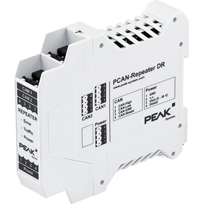 CAN/CAN FDカプラー＆コンバーター PCAN-Repeater DR IPEH-004038-ガイロジック株式会社
