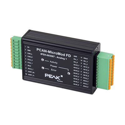 CAN/CAN FD I/Oモジュール PCAN-MicroMod FD Analog 1 IPEH-003087-ガイロジック株式会社