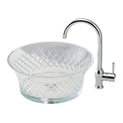 洗面化粧室 Premium Glass series クリスタルclear B213-株式会社北洋交易