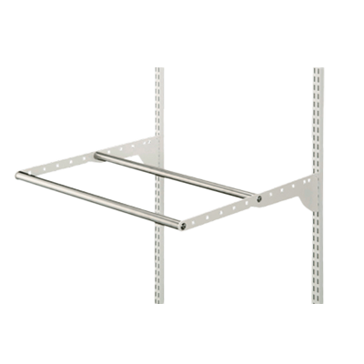 収納 フリーラック ハンガーパイプ2本タイプ (D600)-株式会社北洋交易