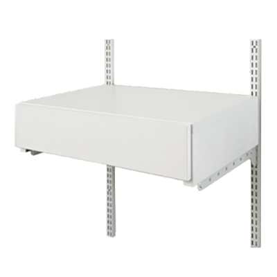 収納 フリーラック 薄型引出 (ホワイト)-株式会社北洋交易