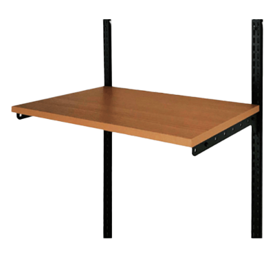 収納 フリーラック 棚板 TSセット (木棚セット) ブラケット色:ブラック-株式会社北洋交易