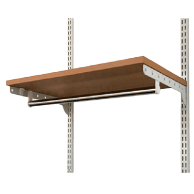 収納 フリーラック 棚板 TPセット (木棚＋パイプセット) ブラケット色:ホワイト-株式会社北洋交易