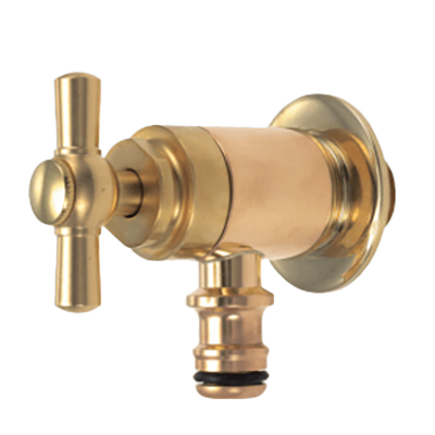 エクステリア ガーデン水栓 ホース接続水栓 (一文字ハンドル)-株式会社北洋交易