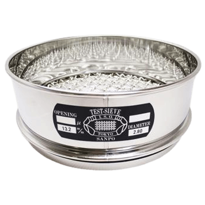 骨材のふるい分け試験 ステンレスふるい【10mm】-株式会社土木試験機製作所