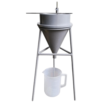 試験機 プレパクトフローコーン (Pロート)-株式会社土木試験機製作所