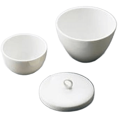 磁製るつぼ 蓋・本体セット-株式会社土木試験機製作所