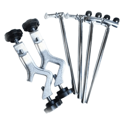 土質 載荷試験 平板載荷用部品 ダイヤルゲージホルダー-株式会社土木試験機製作所