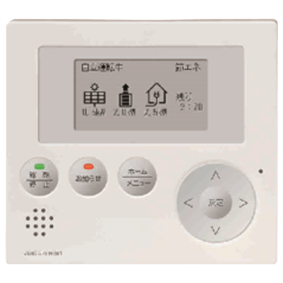 住宅用太陽光発電 音声お知らせ機能搭載 ハイブリッドパワーコンディショナ用​表示ユニットAdVoice ZDIS-27ENB01​-株式会社SIソーラー