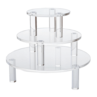 ロング丸脚タイプ ディスプレイ用アクリル円形ステージ-株式会社ジーアシスト