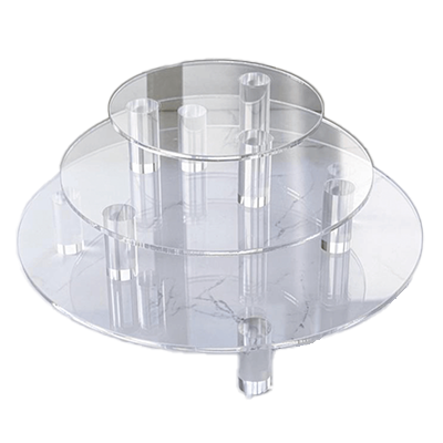 ショート丸脚タイプ ディスプレイ用アクリル円形ステージ-株式会社ジーアシスト