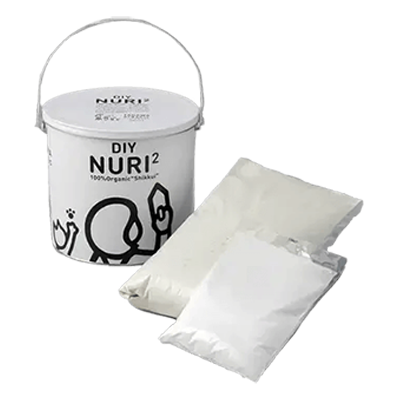DIY NURI2しっくい5kg缶 [シーラー300ml付]-田川産業株式会社