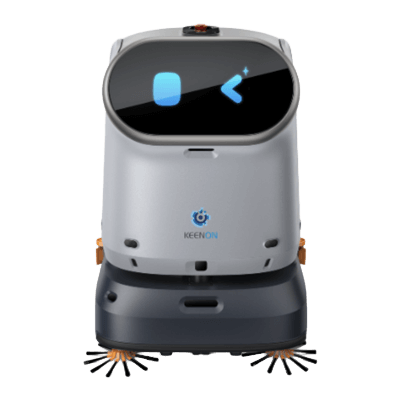 日々のメンテナンスが楽々 1台で吸引も水拭きも 業務用清掃ロボット KEENON C40-株式会社DFA Robotics