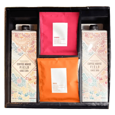 コーヒー ギフトセット リキッド2本＆ドリップバッグ10個セット-株式会社ディーシーエス