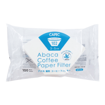 抽出器具 アバカ円すいコーヒーフィルター Abaca Coffee Paper Filter / 3~5杯用 [100枚]-株式会社ディーシーエス