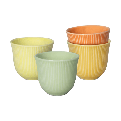 コーヒーカップ Embossed Tasting Cup (GLEAM) /250ml [4色セット]-株式会社ディーシーエス