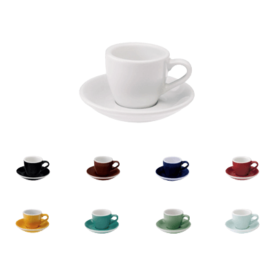 コーヒーカップ Egg Espresso Cup＆Saucer / 80ml-株式会社ディーシーエス