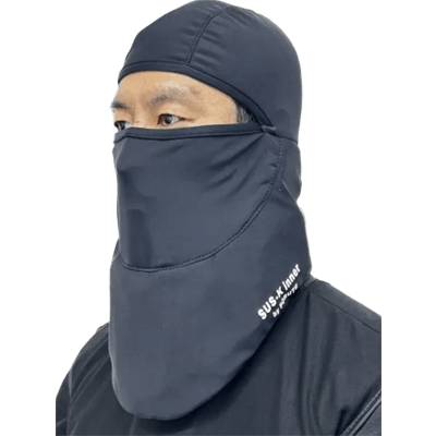 ステンレス内蔵超高圧洗浄作業用防護服 サスケインナーネックガード-有限会社ポルテ