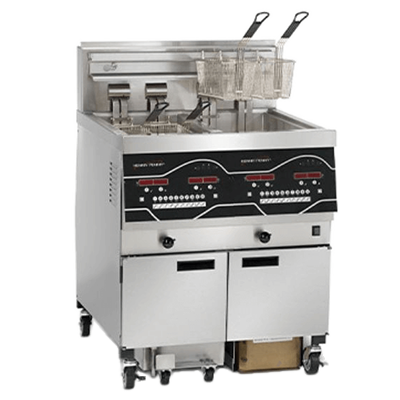 オープンフライヤー ガス式 二槽式 EEG-142-トーエイ工業株式会社