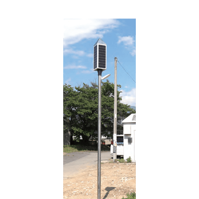 ピラミッド型 ソーラーLED外灯 YLF-24LPR-株式会社エール特許