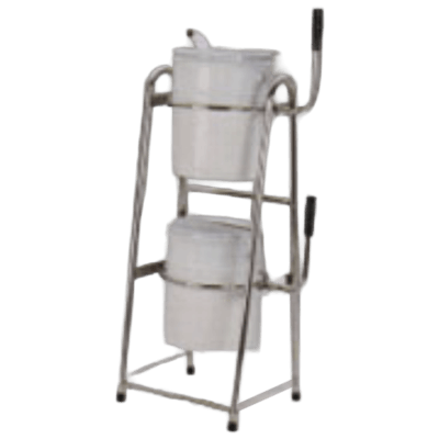 2段式 ステンレス ペール缶スタンド PK-20WS-ダイヤ精工株式会社