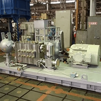 ポンプ 横型往復プランジャポンプ MODEL HR-株式会社電業社機械製作所