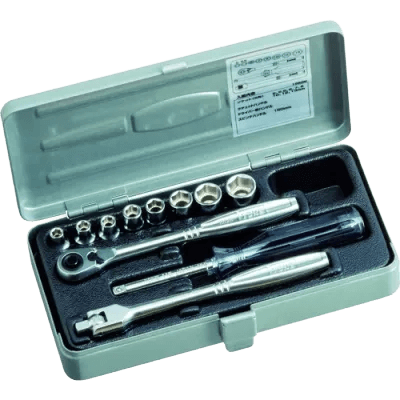 手作業工具 ソケットレンチセット 差込角6.35mm 11点セット 1850M-宇都宮機工株式会社