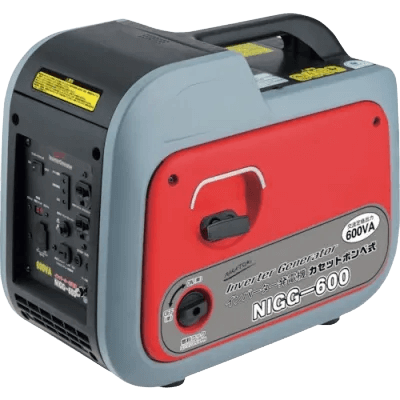 インバーター発電機カセットボンベ式 NIGG600-宇都宮機工株式会社