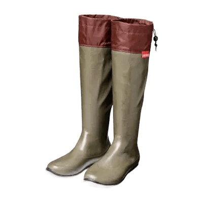 安全保護具 おしゃれ かわいい 完全防水 エアリーライトラバーブーツ ポケブー-宇都宮機工株式会社