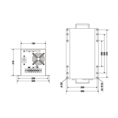 安定器 2kWx2KJ/4kW1灯 FML-2204NBF-冨士電球工業株式会社