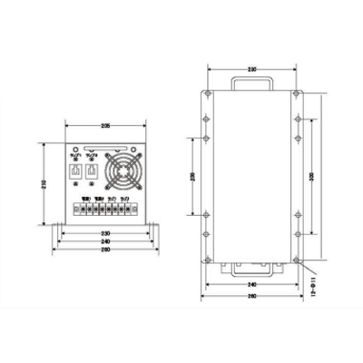 安定器 3kW×2灯 FML-3030NC-冨士電球工業株式会社