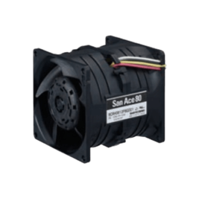 二重反転ファン 80×80mm厚 PWMコントロール・パルスセンサ付 San Ace 80 9CRHタイプ-共栄通信工業株式会社