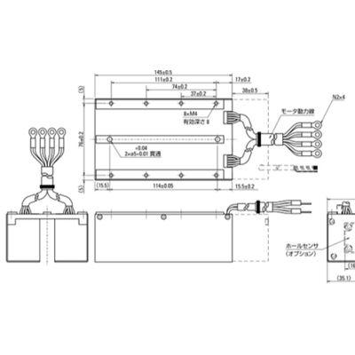 ACサーボシステム SANMOTION G リニアサーボモータ センターマグネットタイプ[コア付]-共栄通信工業株式会社