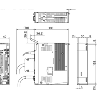 ACサーボシステム SANMOTION R 100/200 V サーボアンプ R 3E Model アナログ/パルス-共栄通信工業株式会社