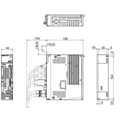 ACサーボシステム SANMOTION R 100/200 V サーボアンプ R 3E Model EtherCAT-共栄通信工業株式会社