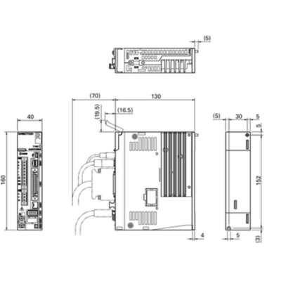 ACサーボシステム SANMOTION R 100/200 V サーボアンプ R 3E Model 位置決め機能内蔵-共栄通信工業株式会社