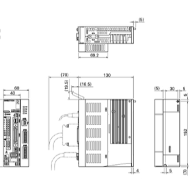 ACサーボシステム SANMOTION R 100/200 V サーボアンプ R 3E Model Safety-共栄通信工業株式会社