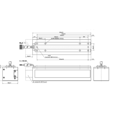 ACサーボシステム SANMOTION R 100/200 V リニアサーボモータ ツインタイプ[コア付]-共栄通信工業株式会社