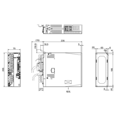 ACサーボシステム SANMOTION R 400V サーボアンプ 3E Model アナログ/パルス-共栄通信工業株式会社