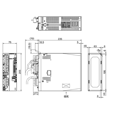 ACサーボシステム SANMOTION R 400V サーボアンプ 3E Model 位置決め機能内蔵 (パラレル,シリアル)-共栄通信工業株式会社