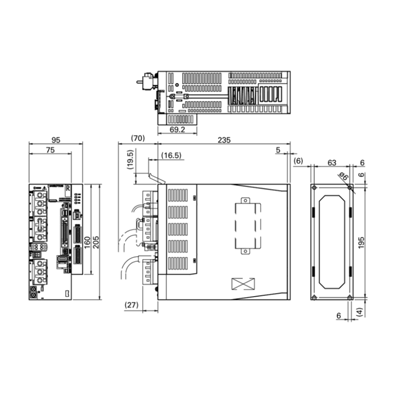 ACサーボシステム SANMOTION R 400V サーボアンプ R3E Model Safety-共栄通信工業株式会社