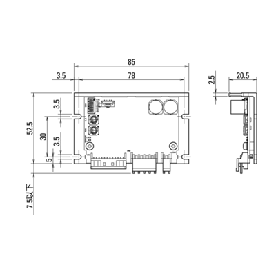 5相ステッピングシステム SANMOTION F5 DC入力 ドライバ·モータ ハイパワーモデル F5PFD280P100-共栄通信工業株式会社
