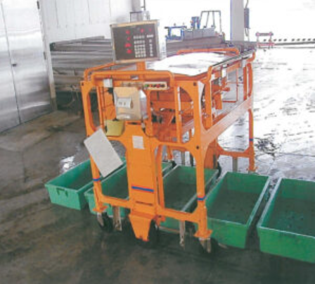 魚箱自動計量機-新興エンジニヤ株式会社