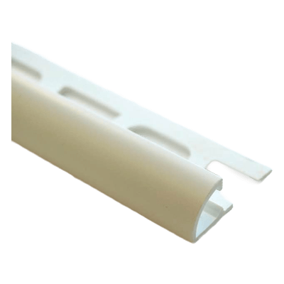 壁用見切材 アド ラウンドトリムⅢPVC スノーホワイト 出隅用-株式会社アドヴァングループ