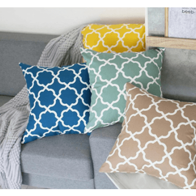 オックスプリントクッションカバー-北新有限会社